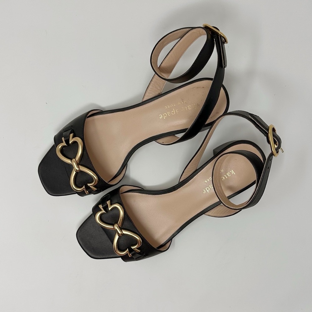 Kate Spade Lagoon Heart Ankle Strap Sandals Size 7
